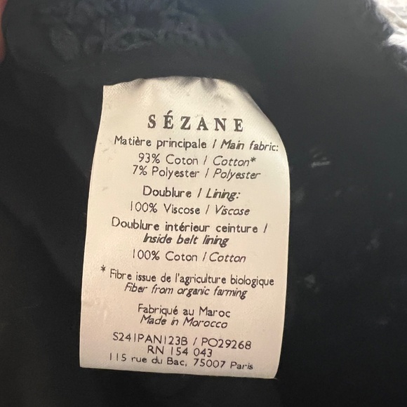 Sezane Fausto Trousers in Black - Picture 3 of 5